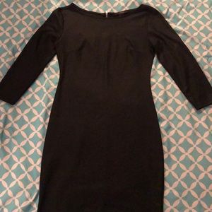 Black 3/4 sleeve dress
